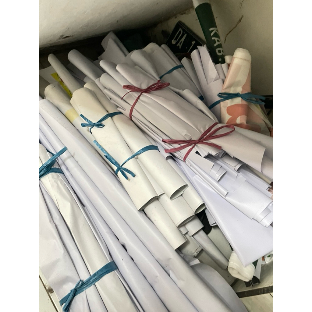 SPANDUK BANNER BEKAS POLOS