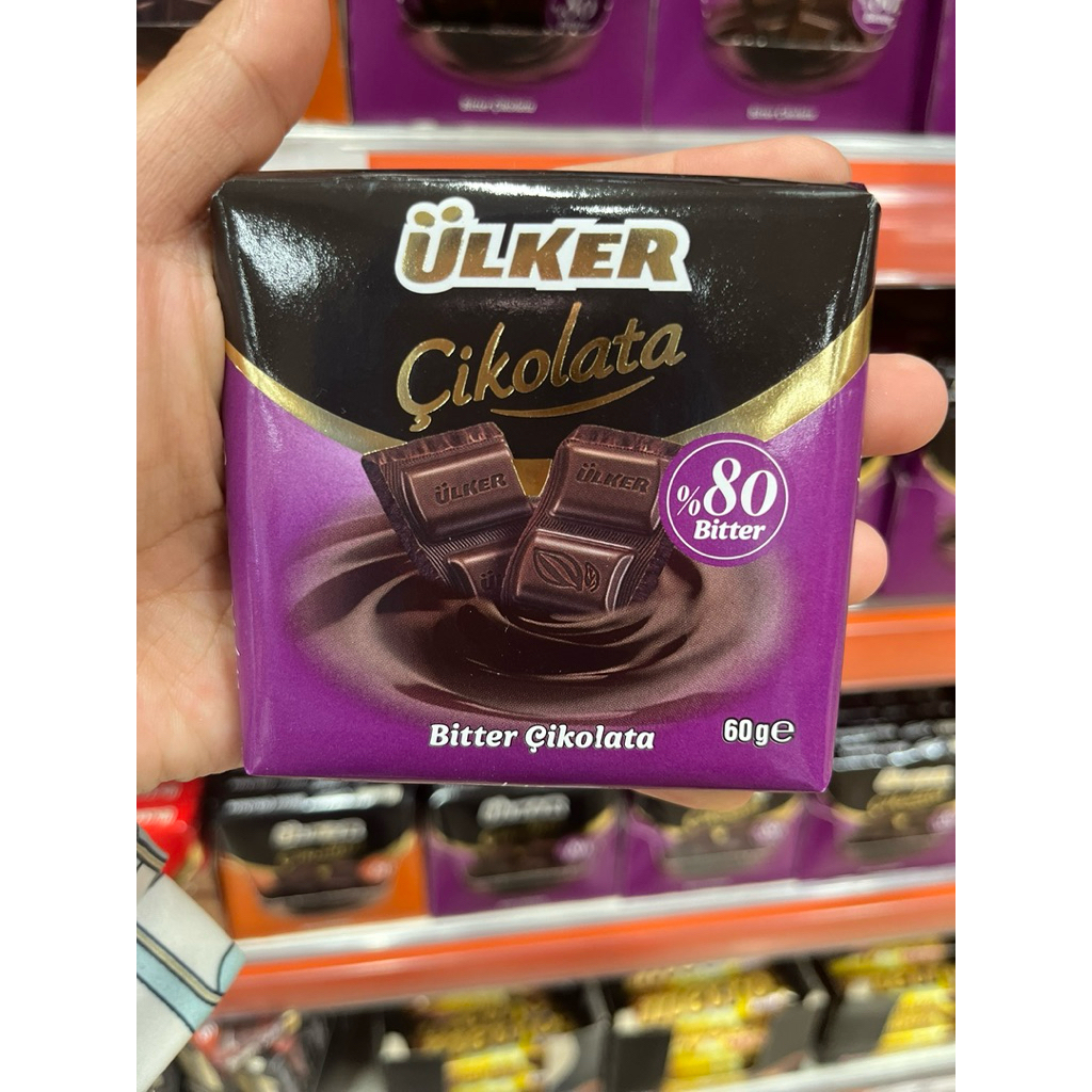 ULKER DARK BITTER CHOCOLATE 60 gram