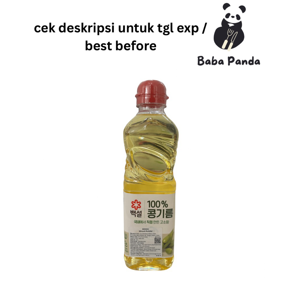 Beksul Soybean Oil 0.9L – Minyak Kedelai Import Korea