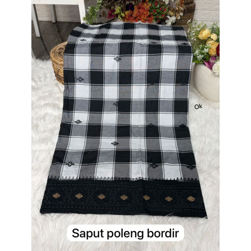 SAPUT POLENG LIS BORDIR / SAPUT BALI / SAPUTAN KAMEN