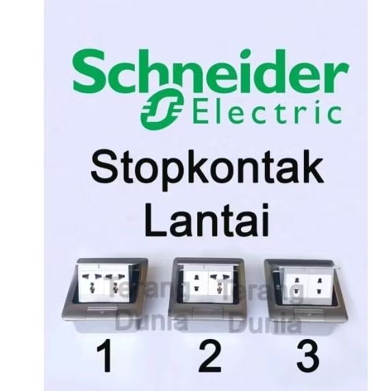 Stopkontak Lantai Schneider Colokan Lantai Schneider E227F_ABE