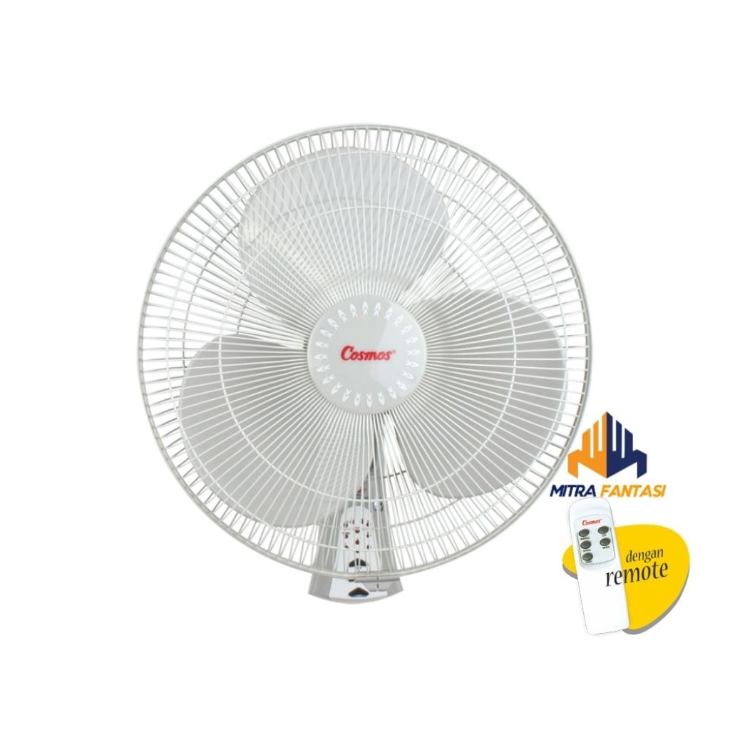 COSMOS Wall Fan 16 WFCR Remote 16" Kipas Angin Gantung Dinding 16WFCR 16inch Wallfan Tempel Tembok P
