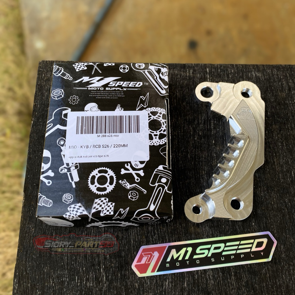 Breket Kaliper RCB S26 PNP Mio smile / soul KYB Mio Disc 220mm M1 Speed