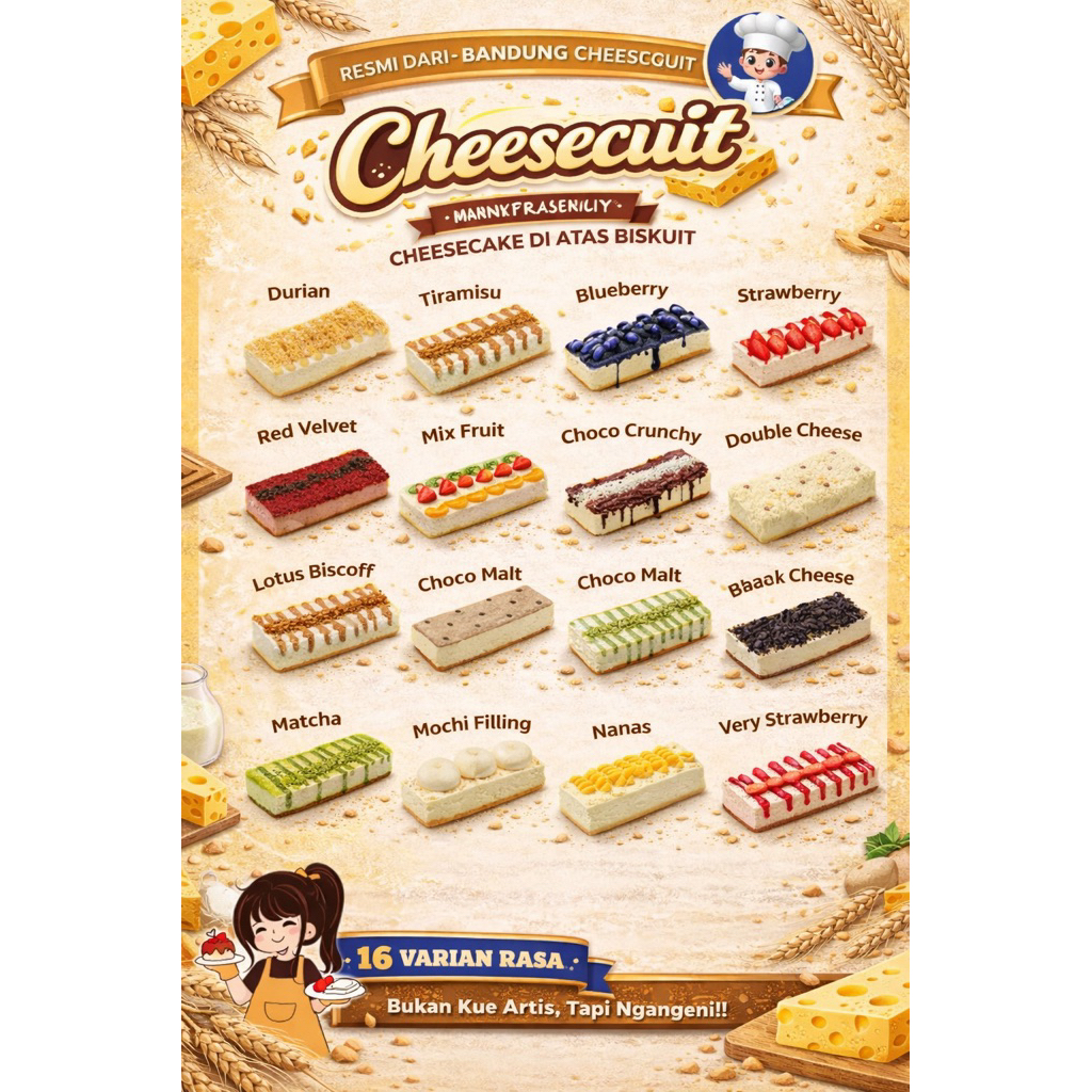 (JASTIP) BANDUNG CHEESECUIT
