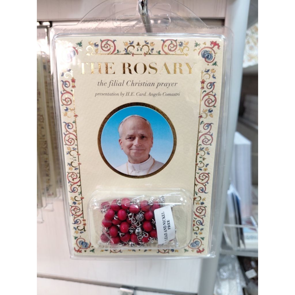 Rosario Paus Leo + Booklet Rosario Vatican Italy