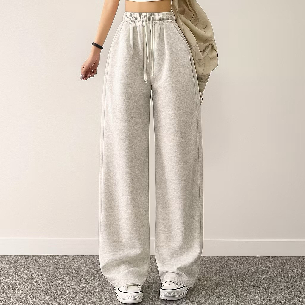 Celana Baggy Sweatpants Jogger Highwaist Korean Style Casual Unisex