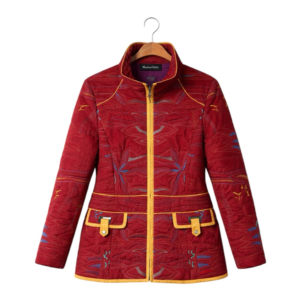 (Woman) Jacket Zipper Polyester Massimo Dutti New Condition