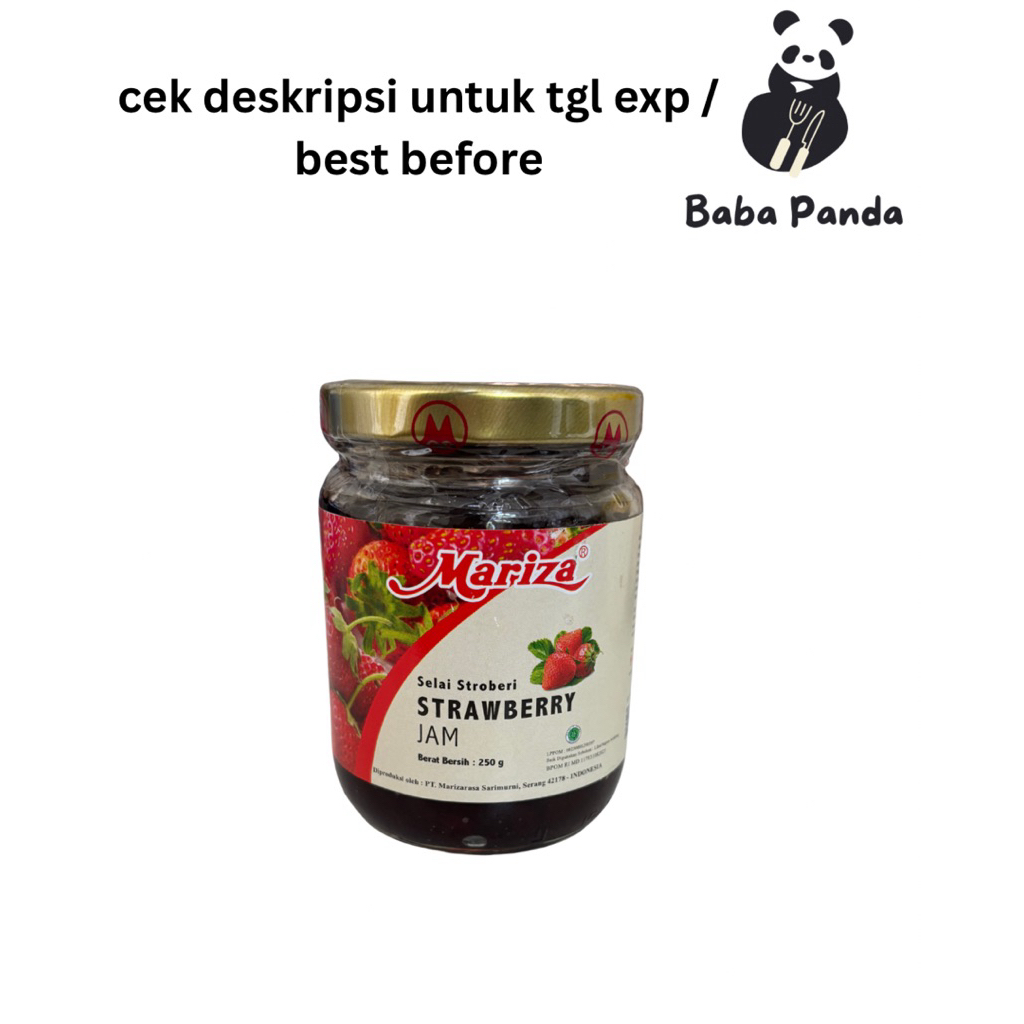 Mariza Strawberry Jam 250g – Selai Stroberi
