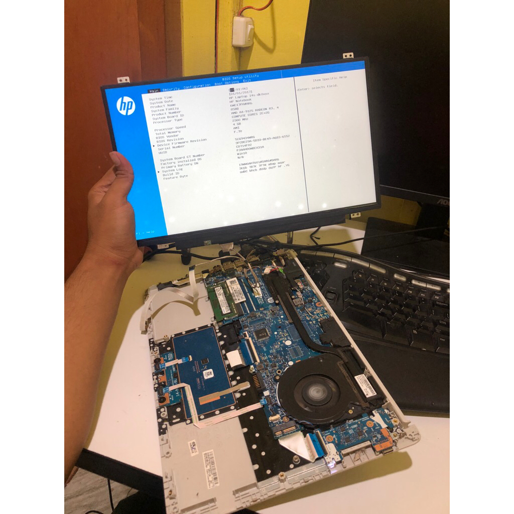 MOTHERBOARD HP14s-DK0XXX AMD A4-9125