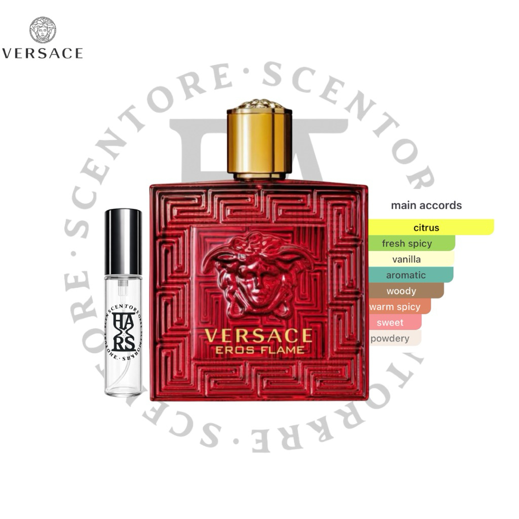 DECANT EROS FLAME - VERSACE ( TESTER SHARE IN JAR )