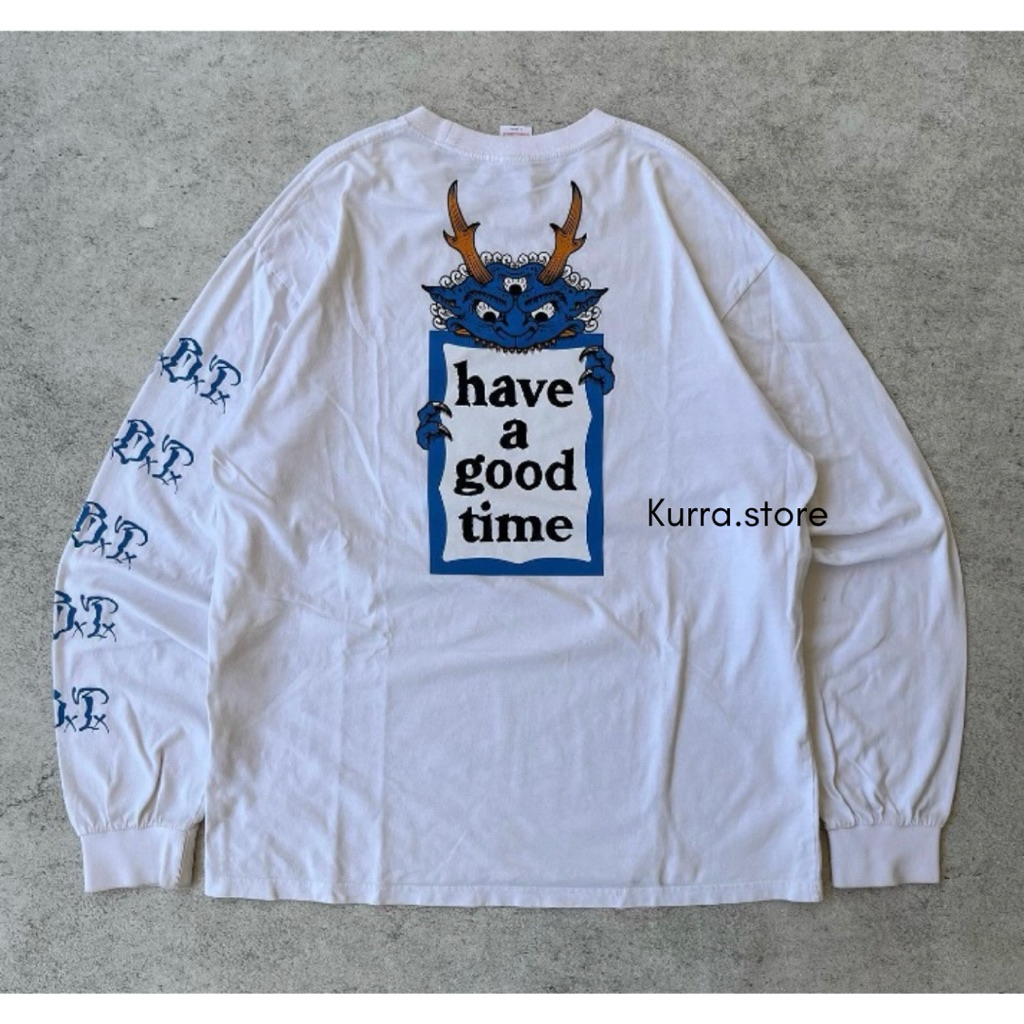 Longsleeve HAGT dragon mens womens Unisex cotton 20s kaos tangan panjang pria wanita high quality