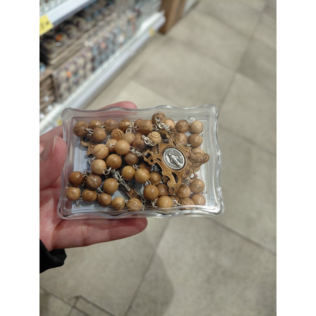 Rosario Olive Wood Rosario Kayu Olive Import Italy