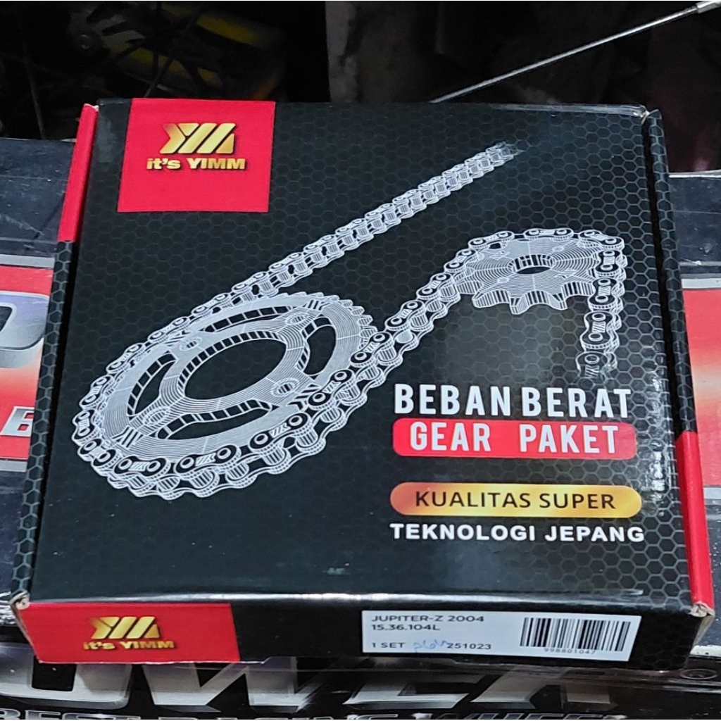 Gear Paket Gear set Jupiter Z,Vega R New Yimm