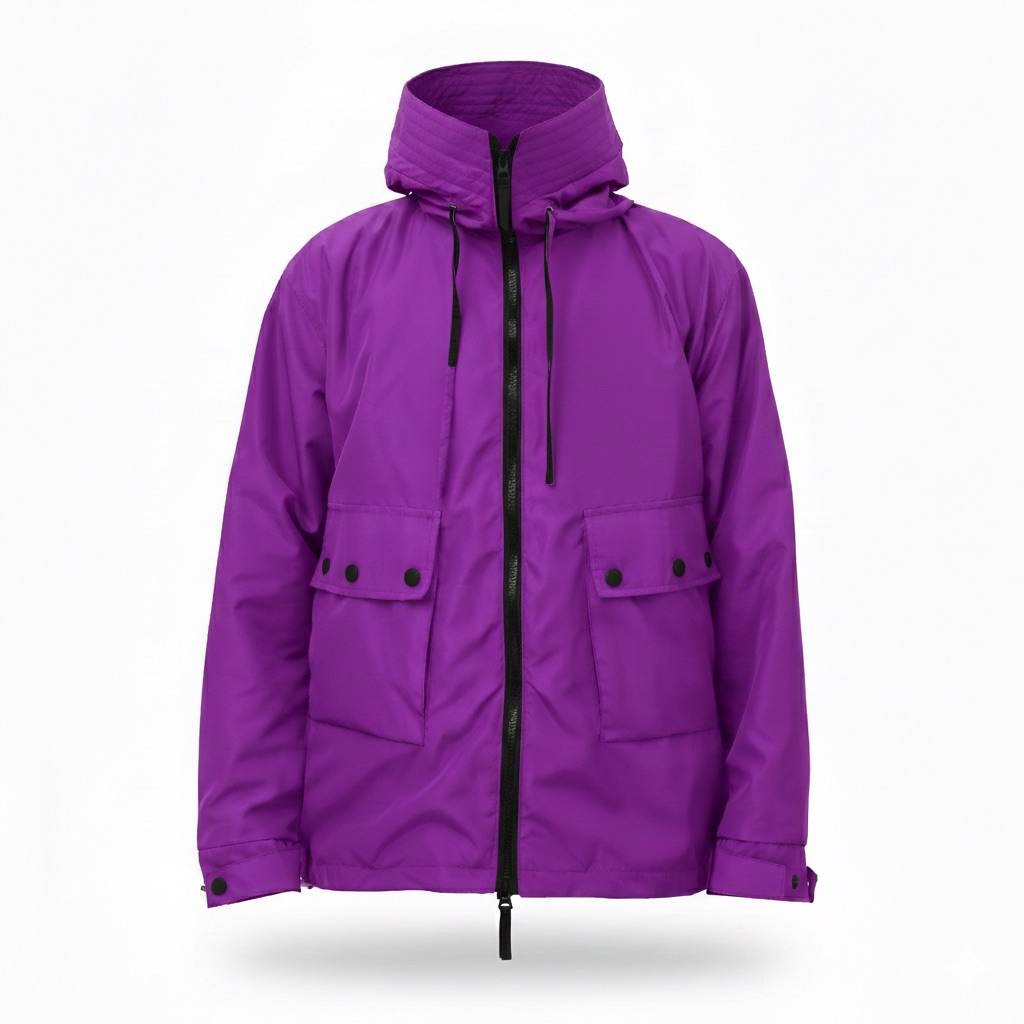 Jaket Corong Heat Reactive  Double Zipper Trushinside Purple