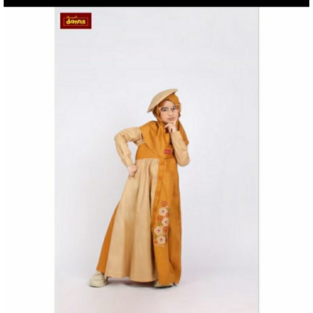 preloved gamis dannis anak perempuan size 3