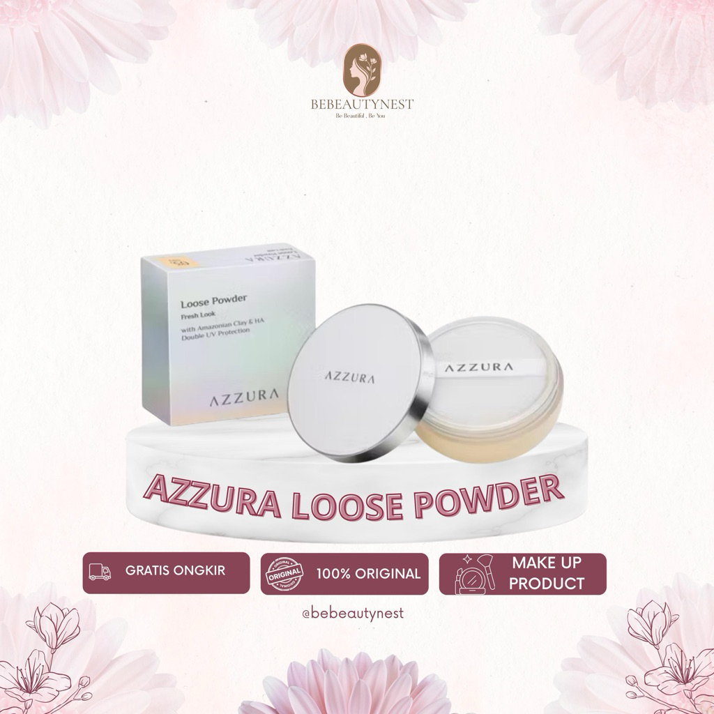 AZZURA LOOSE POWDER | Bedak Tabur Azzura