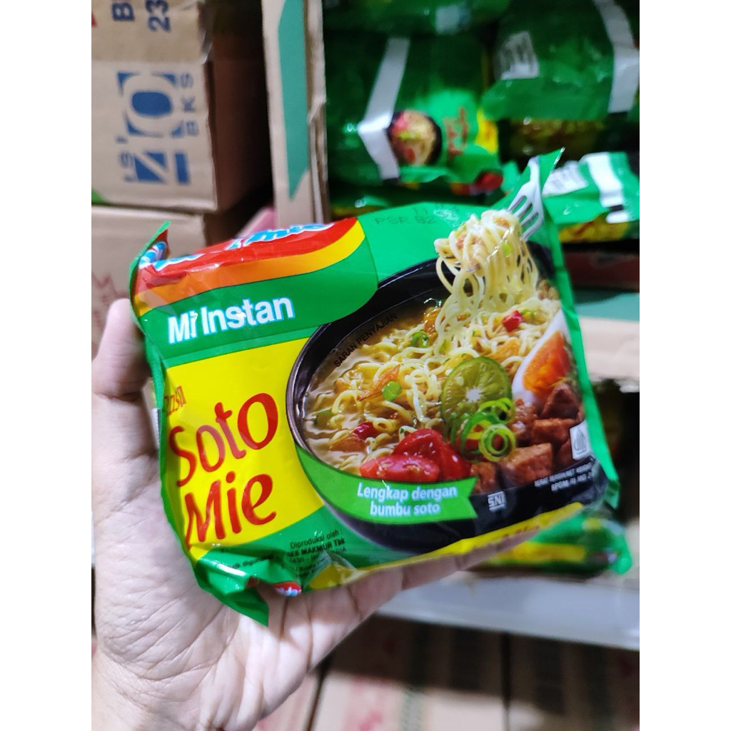 indomie mie kuah rasa soto mie 1 kardus mie instan