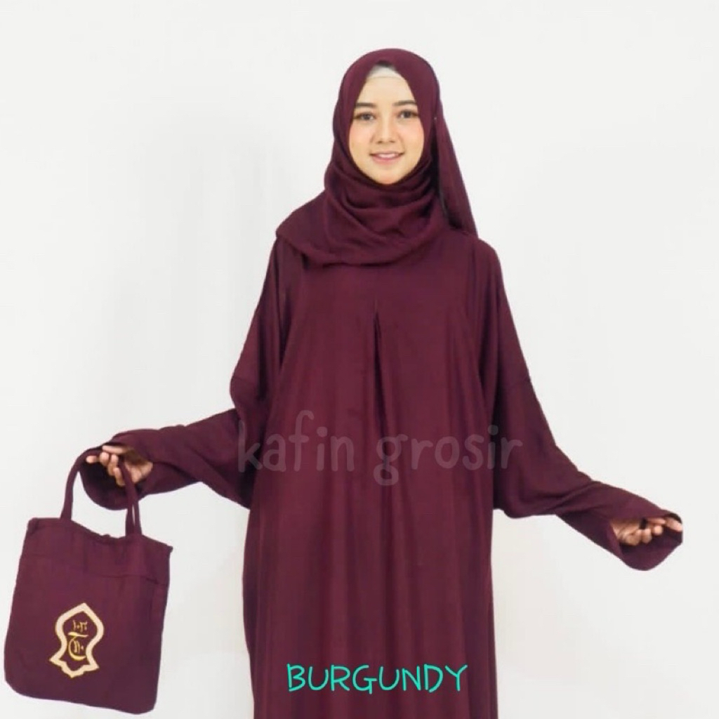 [PRELOVED]Mukena Terusan Rayon Hadramaut Polos