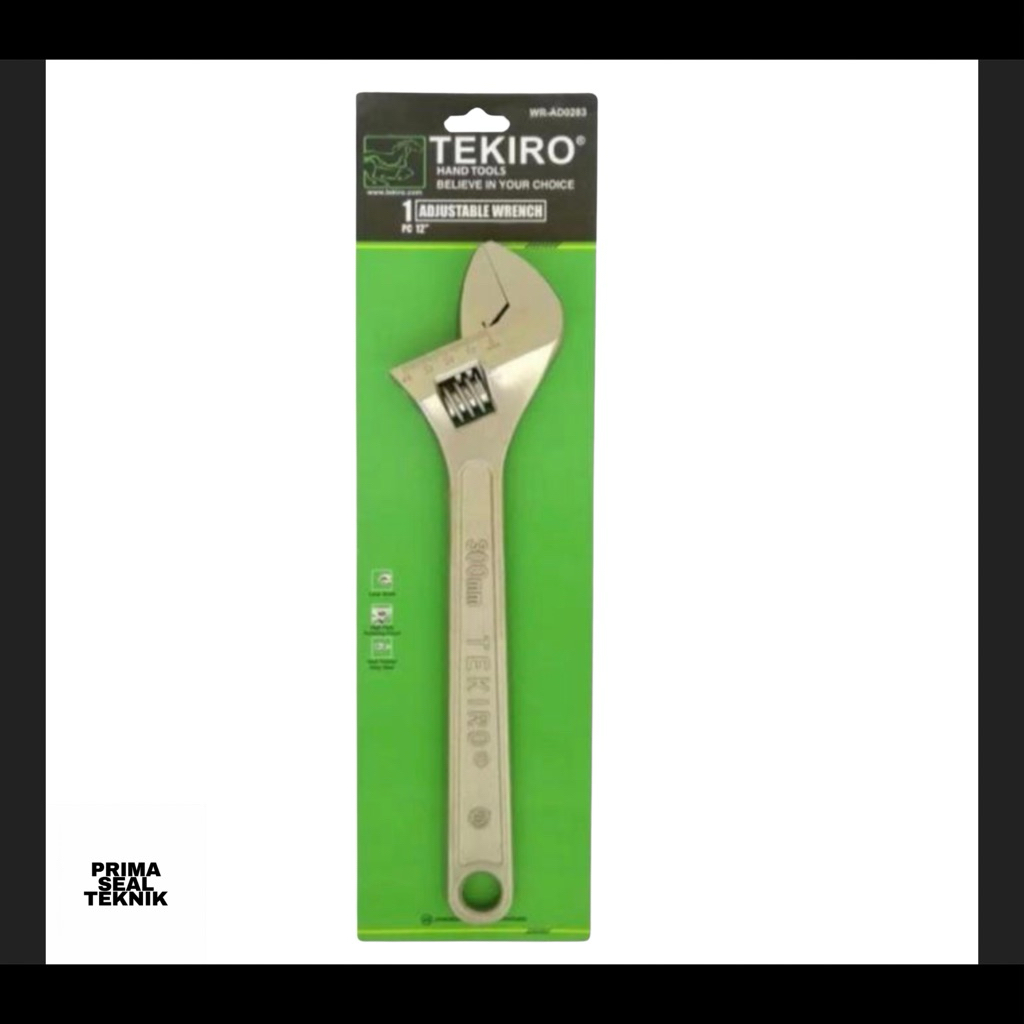 Kunci Inggris Tekiro 12 Inch | Adjustable Wrench Tekiro | Kunci Inggris Besar 12”