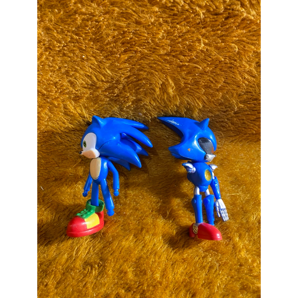 PL Set Mainan Patung Figur Karakter Sonic Dash Pj 12cm. Iz (Minus cacat tangan kaki tdk ad