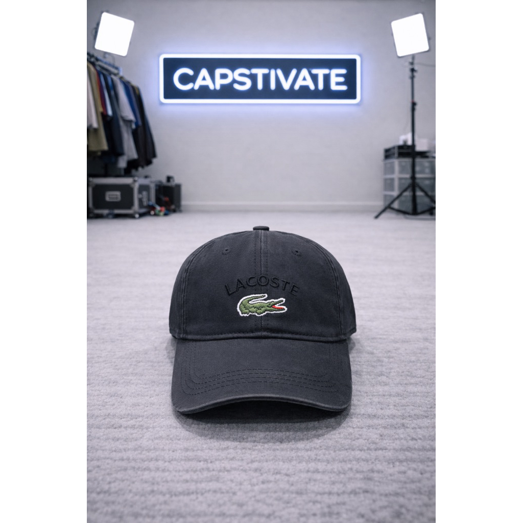 Topi baseball logo buaya L A C O S T E Import original-Baseball caps Import Logo Buaya