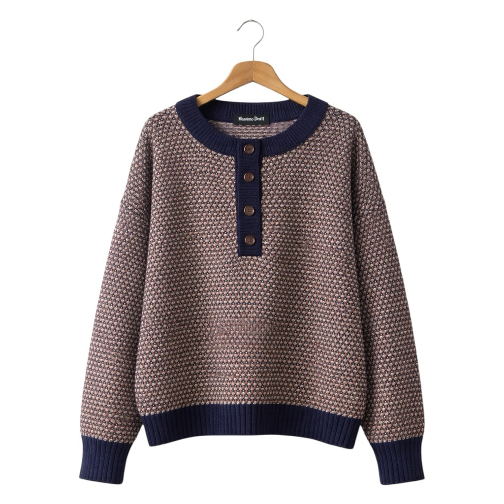 (Woman) Sweater Wool Boxy Massimo Dutti