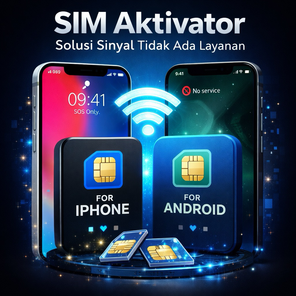 SIM Aktivator | Solusi Sinyal Tidak Ada Layanan | iPhone & Android