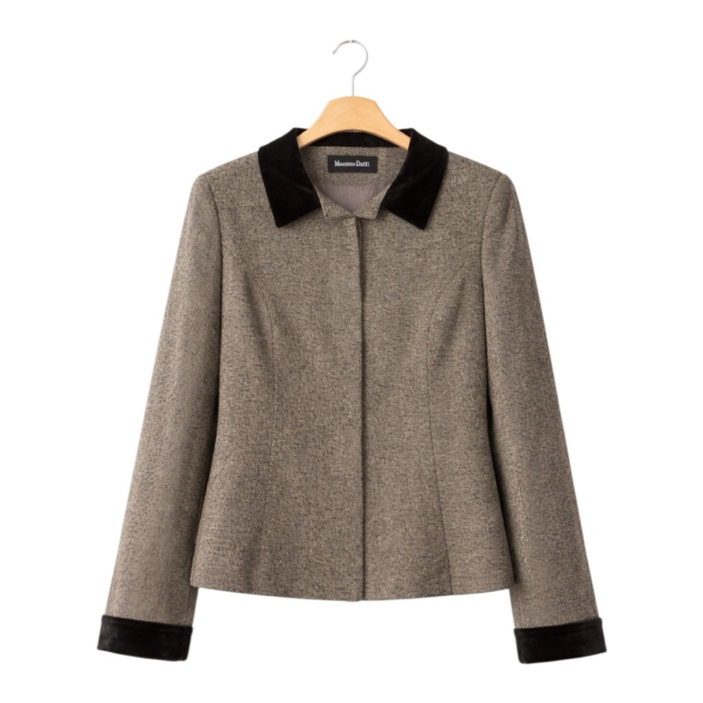 (Woman) Semi-Blazer with Button Massimo Dutti