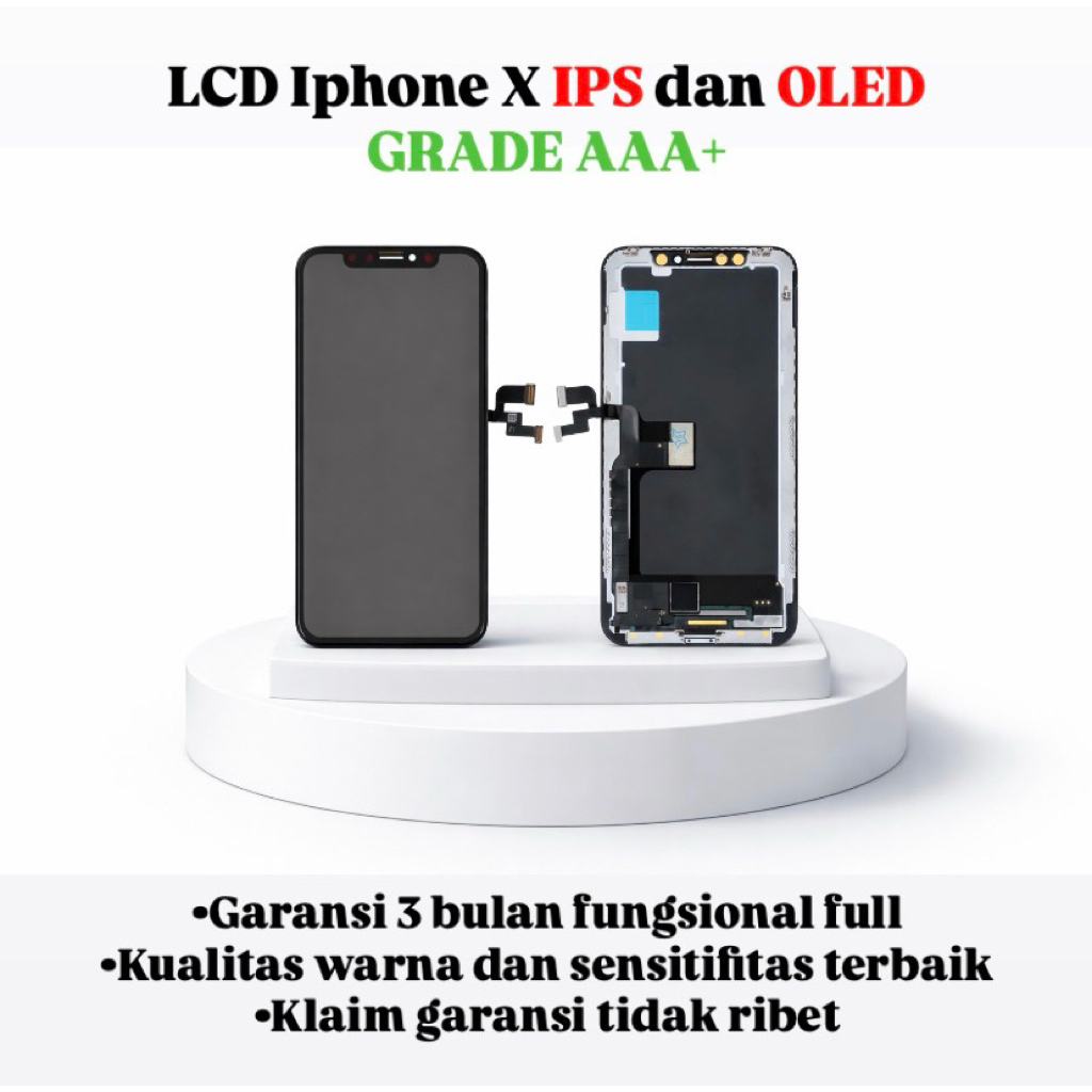 LCD iphone X OLED grade AAA+