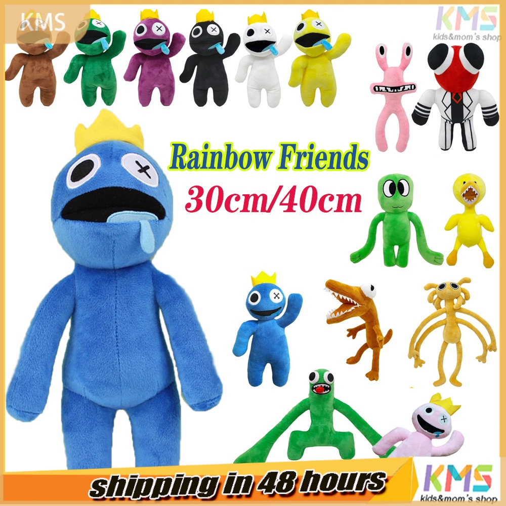 (Ready Stock) KMS Mainan Boneka Plush Roblox Rainbow Friends 30cm Untuk Hadiah Natal Anak