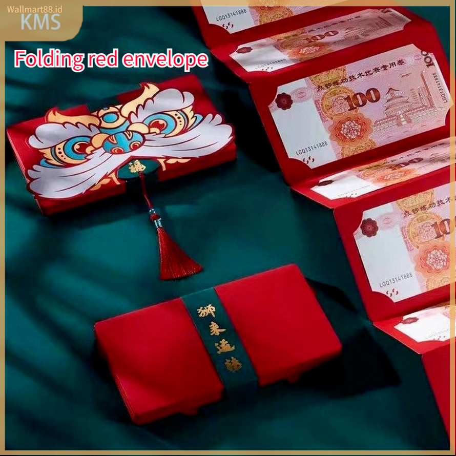 Amplop Angpao Lipat Tahun Baru Cina / Imlek 2022 Warna Merah@#SQF