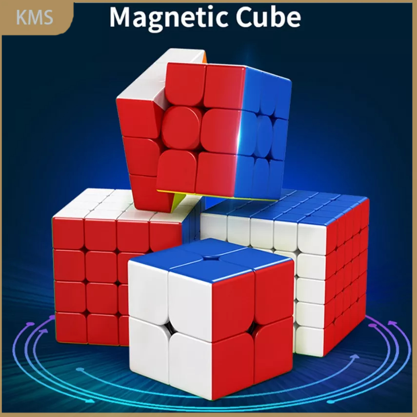Moyu Meilong Mainan Puzzle Rubiks 2X2 3X3 4X4 5X5 Bahan Serat Karbon