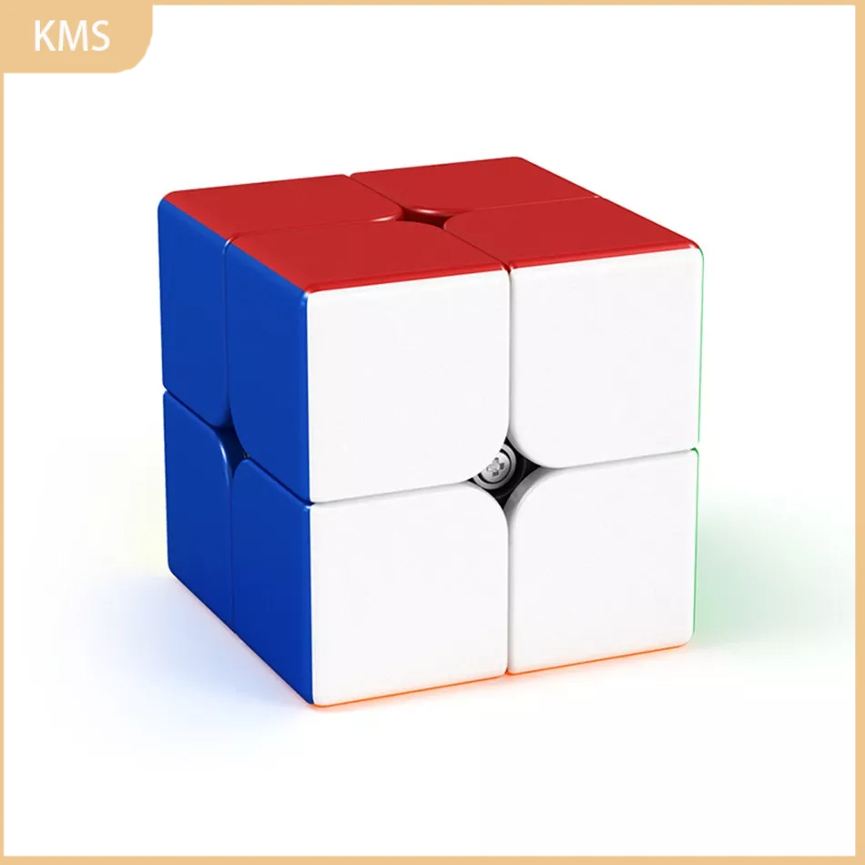 (KMS) Moyu Meilong Mainan Puzzle Rubik 2X2 Bahan Serat Karbon Untuk Profesional