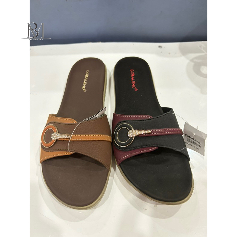 Sandal Slip On Cobaleno Wanita ukuran 36-40