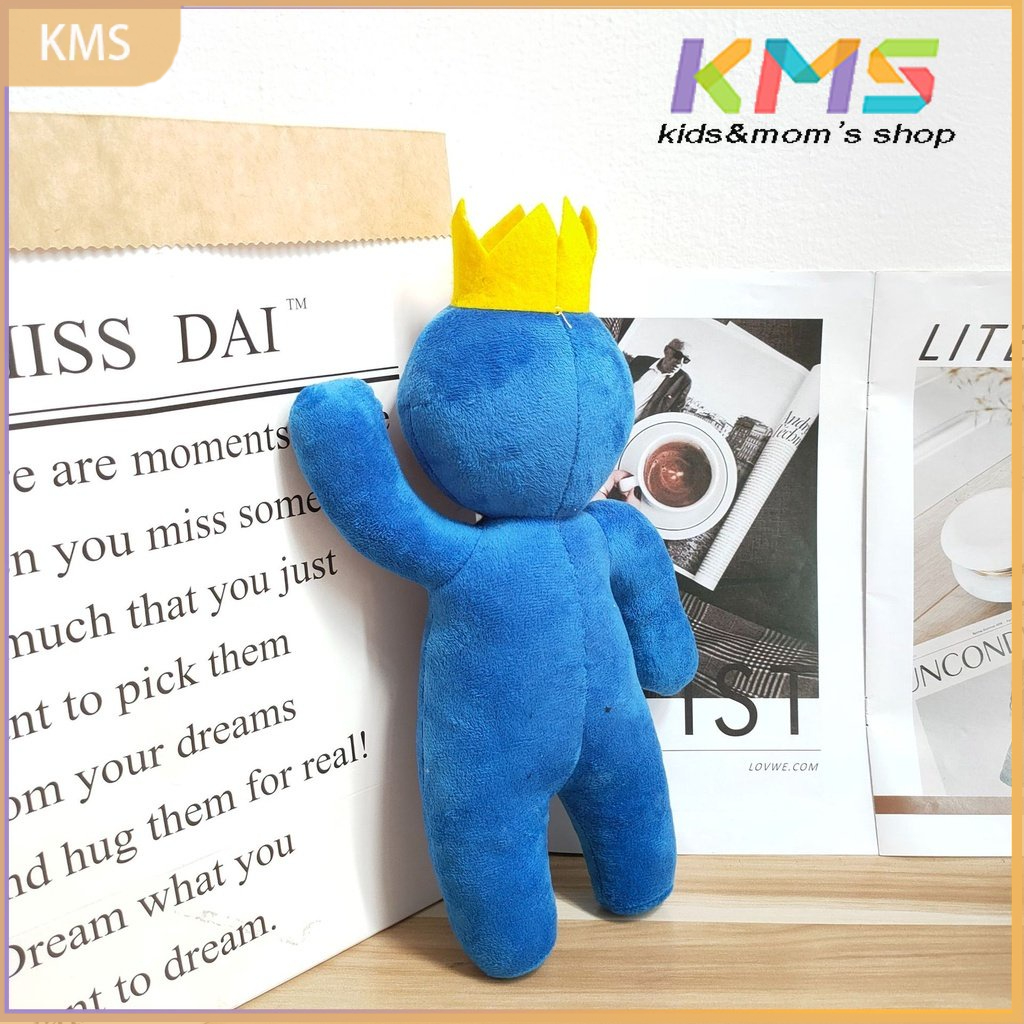 Kms Mainan Boneka Roblox Bahan Wol Warna Pelangi Ukuran 30cm Untuk Hadiah Ulang Tahun Anak