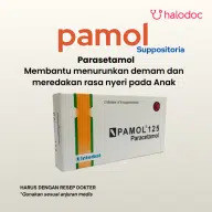 PAMOL 125 1 BLISTER @ 6 SUPPOSITORIA