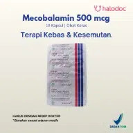 MECOBALAMIN GENERIK NOVELL 500 MCG 1 BLISTER @ 10 KAPSUL