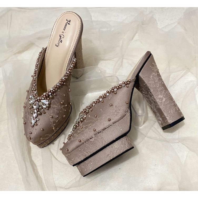 PRETTYTREE tinggi hak 12cm heels custom