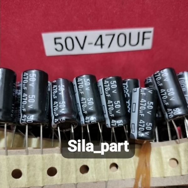 Elco 470uf 50v renceng original