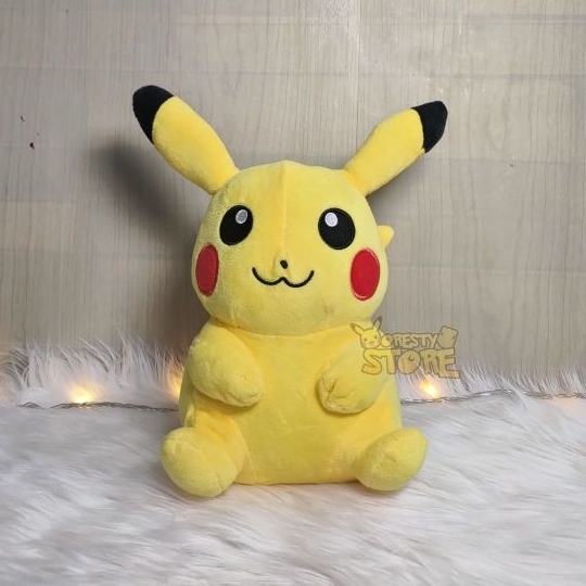 Boneka Pokemon Pikachu Sitting - Tomy Pokemon