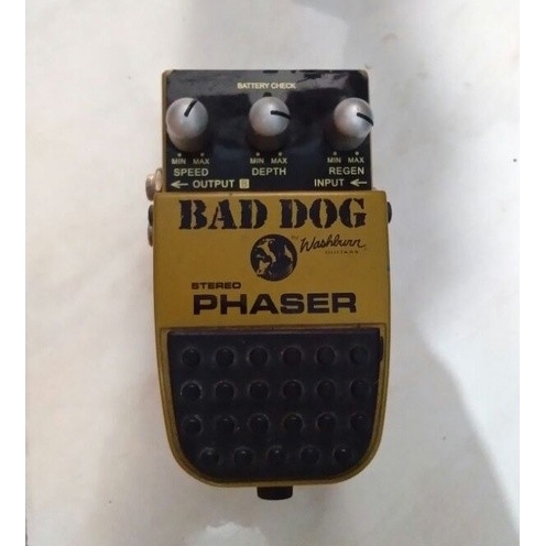 efek gitar listrik washburn phaser bad dog barang langka