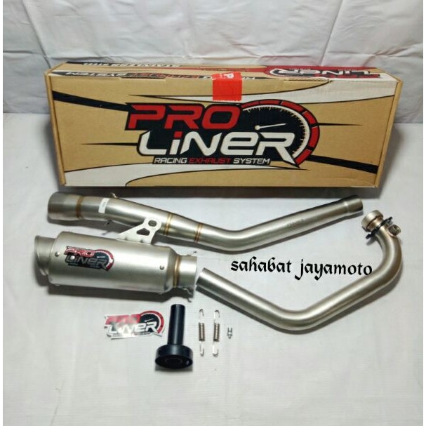 Knalpot Proliner TR1 Short Fullsystem CB150R GSX150 CBR150 MXking Vision R15 SatriaFu150 Original