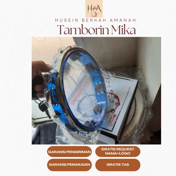 Tamborin Mika / Tamborin Biasa