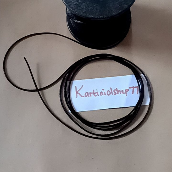 Tali Satin/Tali Satin Cina Hitam Diameter 1mm