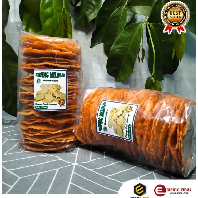 EMPING MELINJO JUMBO RASA PEDAS MANIS 1 KG MENTAH PRODUKSI LIMPUNG || EMPING JUMBO MENTAH