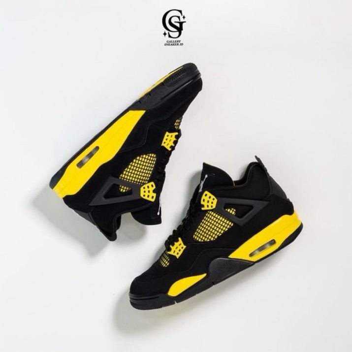 Air Jordan 4 Retro Yellow Thunder Men Original