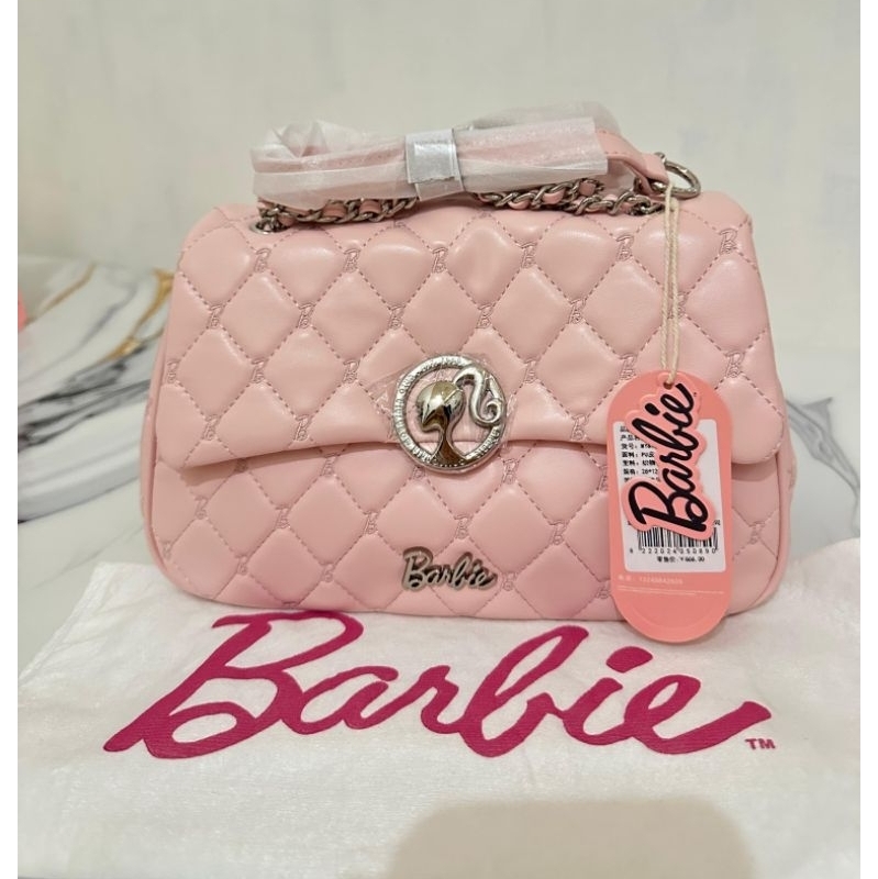 Tas Barbie Collection Barbie nikmir pink Barbie prily Barbie pink barbie ransel barbie kepang hitam