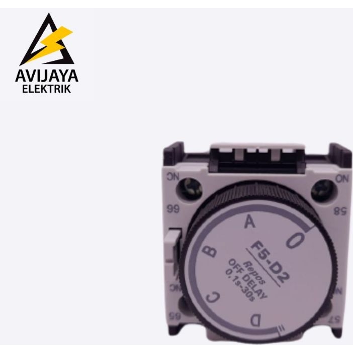 Auxiliary Contact Off Delay Timer for Contactor Chint NC1 Chint F5-D2