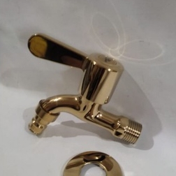 Kran taman Gold / kran taman stainless gold / kran tembok gold
