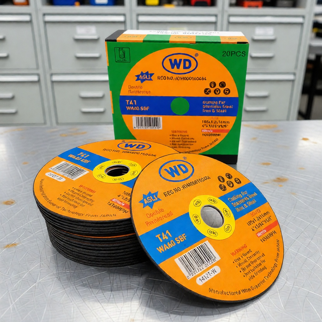 (GROSIR PERBOX 20PCS) WD Batu Potong Gerinda / Cutting wheels WD 4 inch / Mata Batu Gerinda Potong B